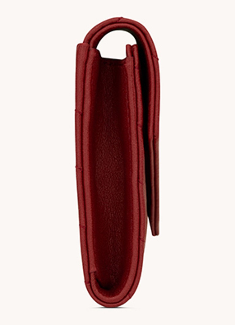 Portofel mic din piele matlasată Saint Laurent Cassandre