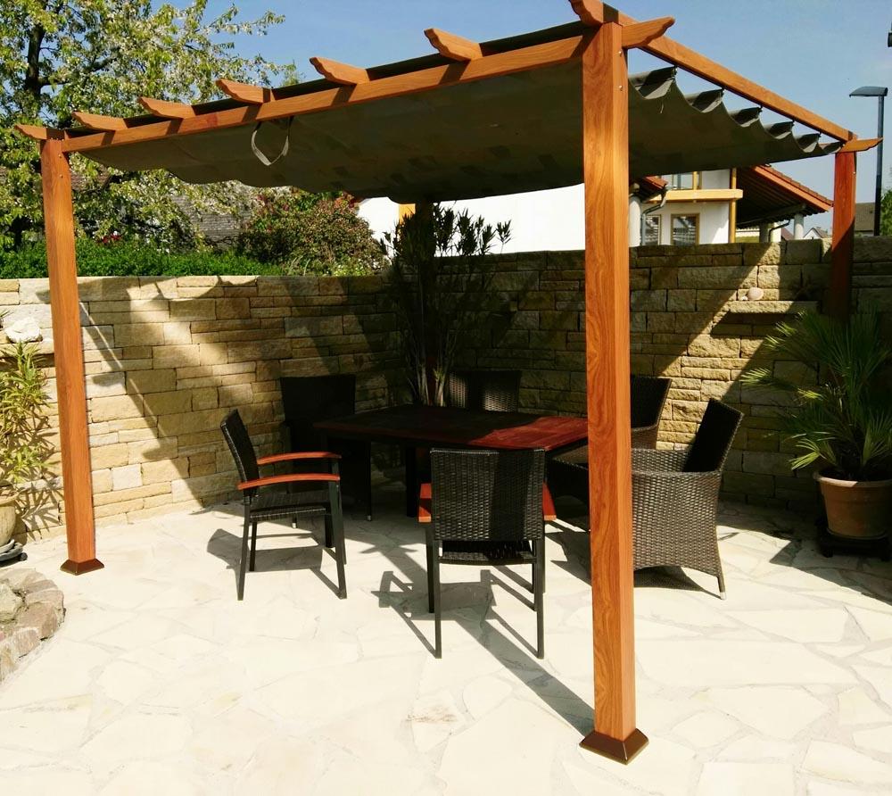 50NRTH Paragon Outdoor Pavillon Florida ca. 12,25 m² Holzoptik