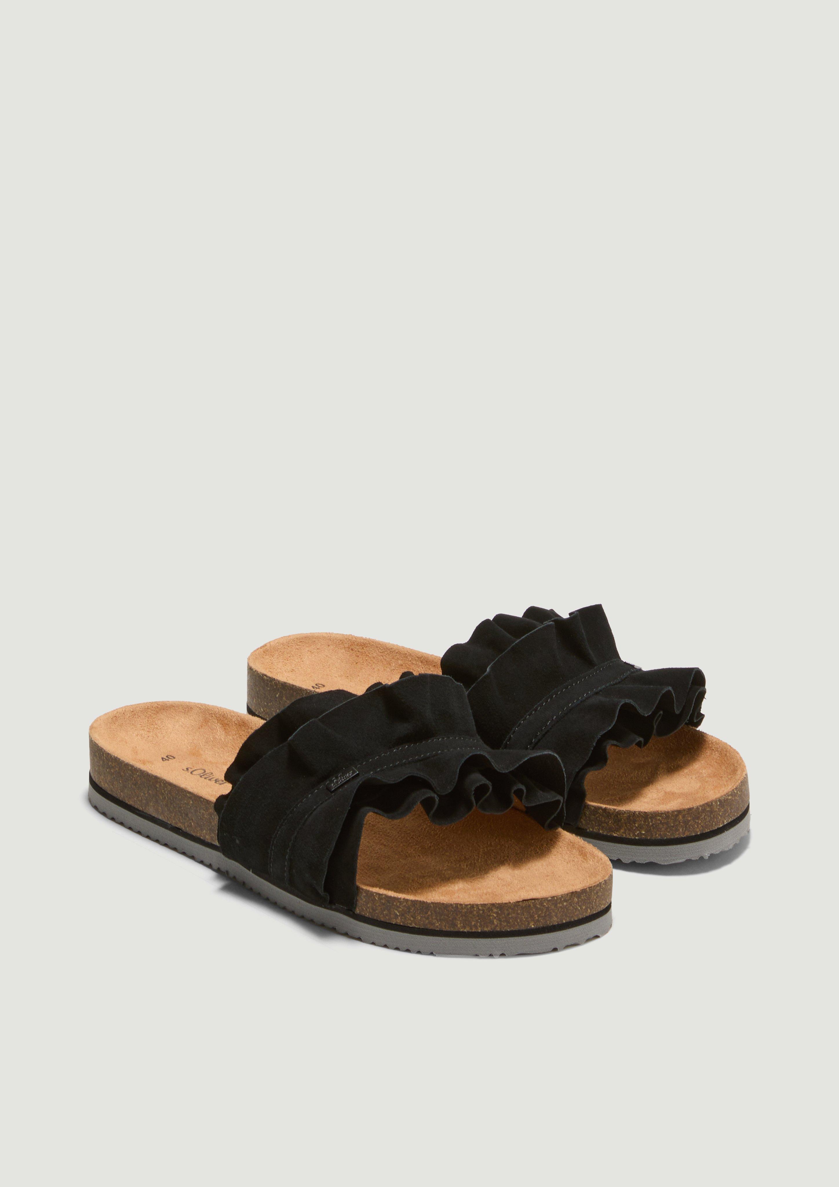 Pantoletten mit Volants  1235067-001