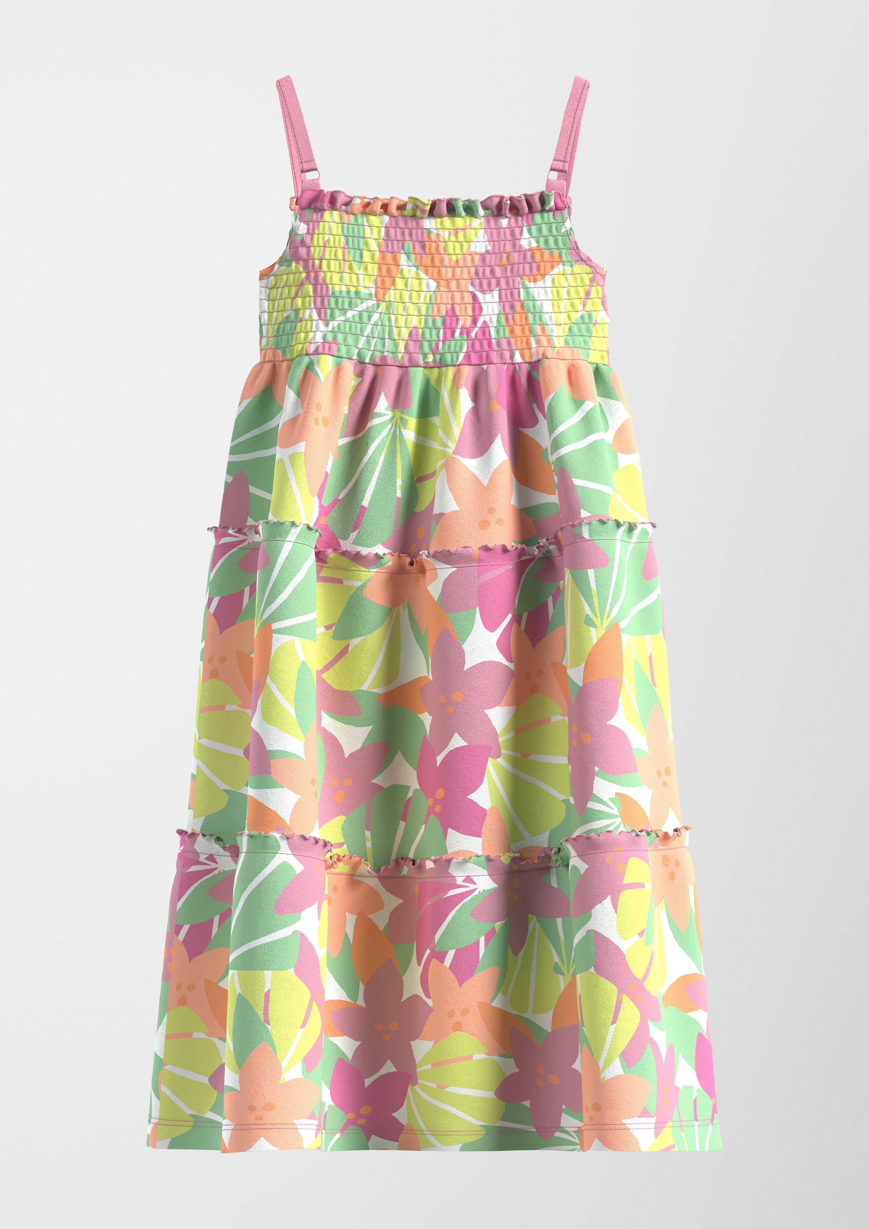 Kleid mit elastischem Smok-Detail  2131437-01A0