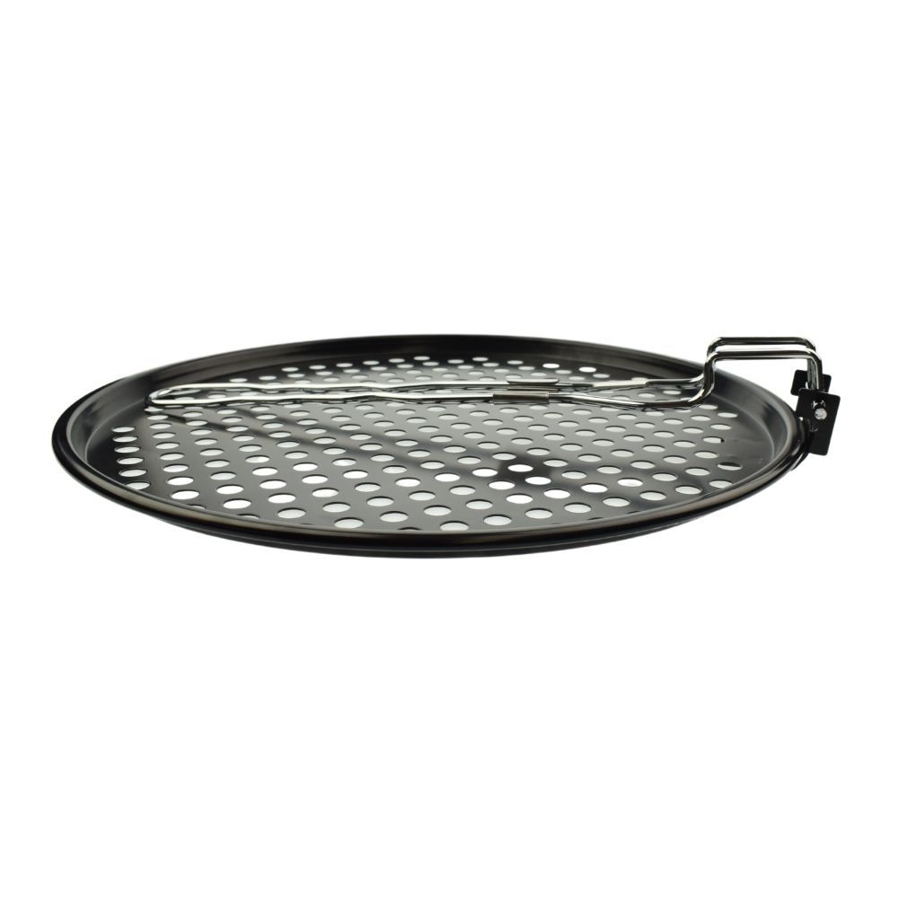 Orange85 Schwarzer Barbecue-Pizzapan
