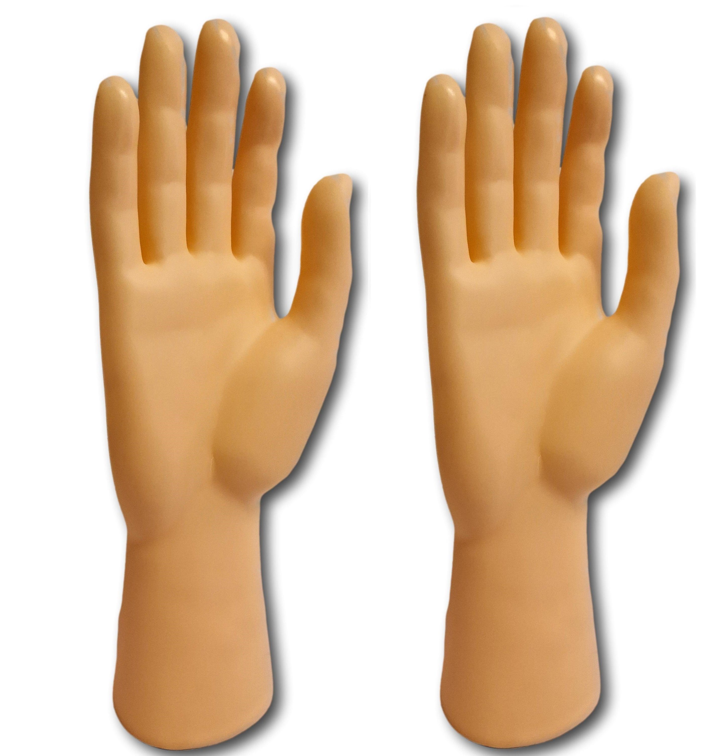 BAYLI Schmuckständer 2x Damenhand als Schmuckständer für Ketten, Ringe, Handschuhe, weibli