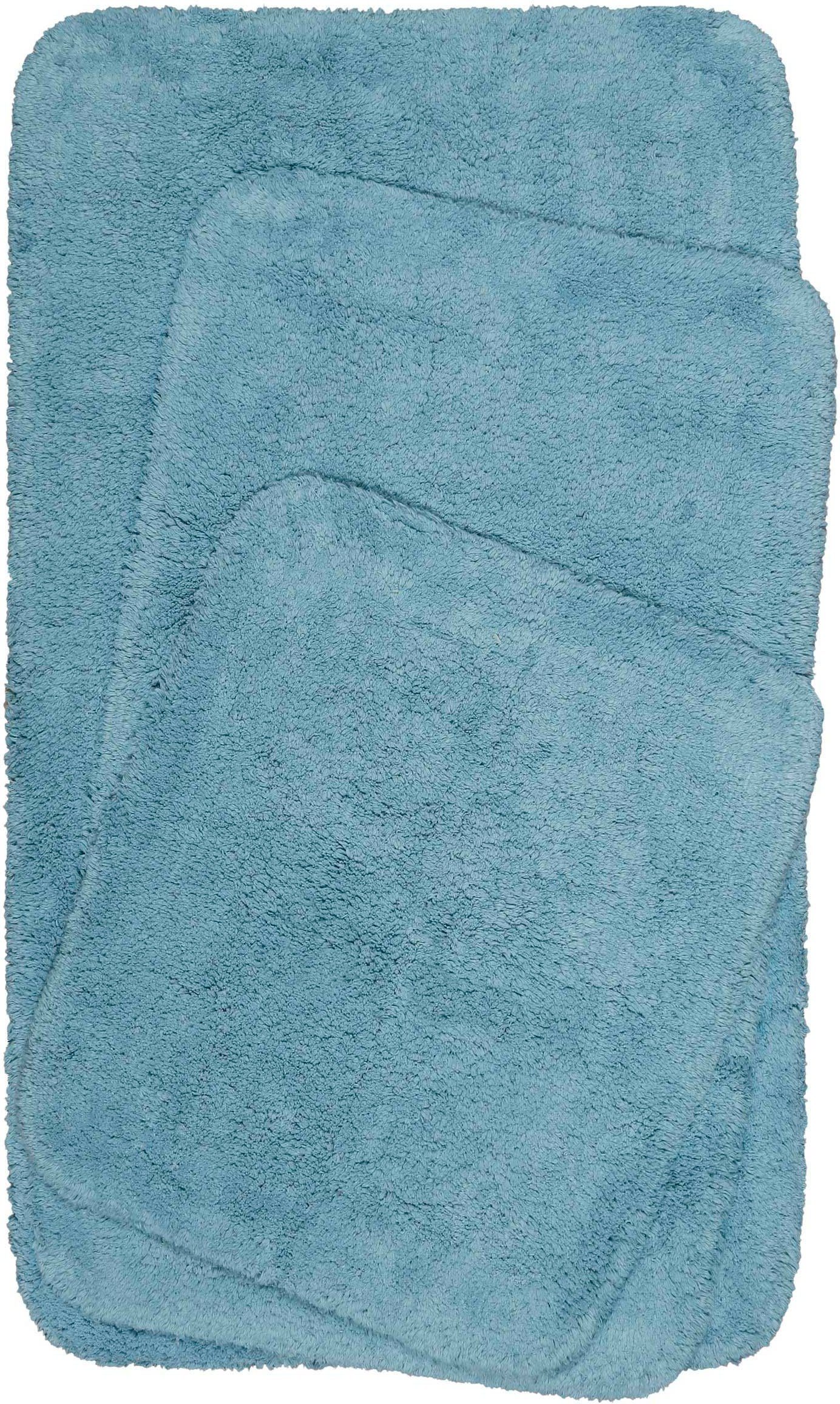 Badematte Ole WB-2721 Wecon home Basics, Höhe 20 mm, fußbodenheizungsgeeignet, Baumwolle, 100% Baumwollflor, waschbar, einfarbig, Badezimmerteppich