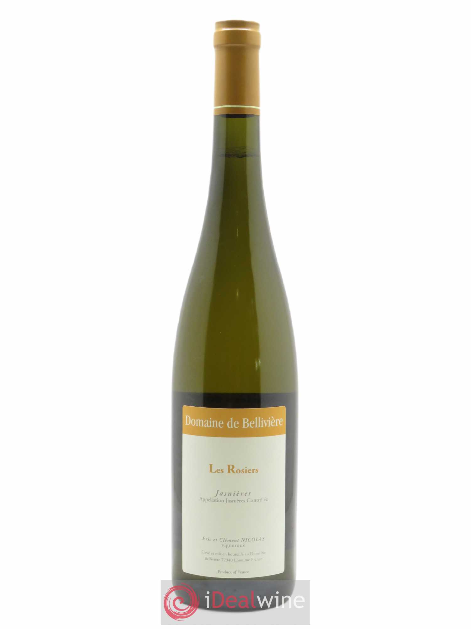 Jasnières Les Rosiers Domaine de Bellivière  2020 - Lot de 1 Bouteille