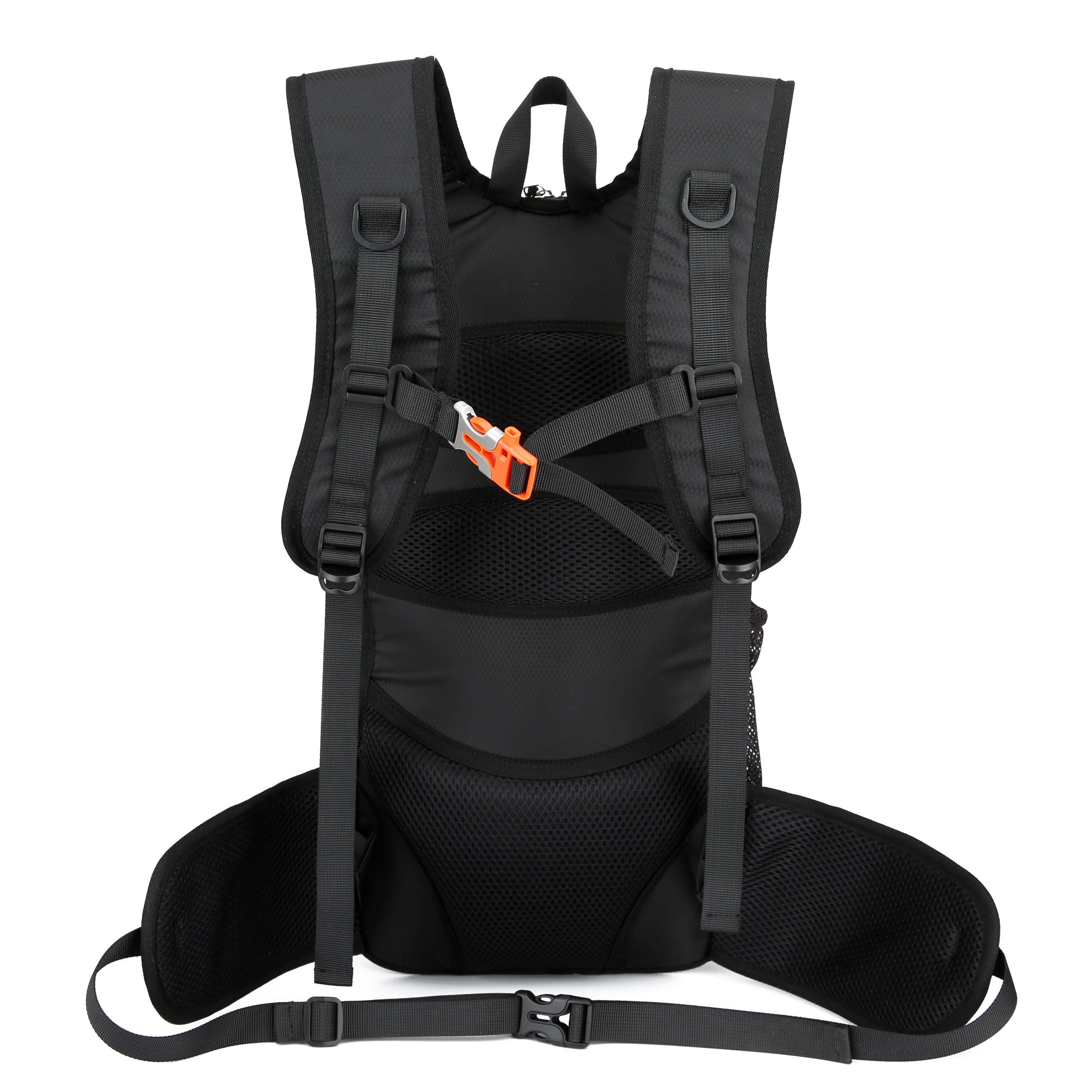 RAIKOU Fahrradrucksack 18L Reflexstreifen Helmabdeckung Trinkrucksack Wasserdicht, Radsport Hydration