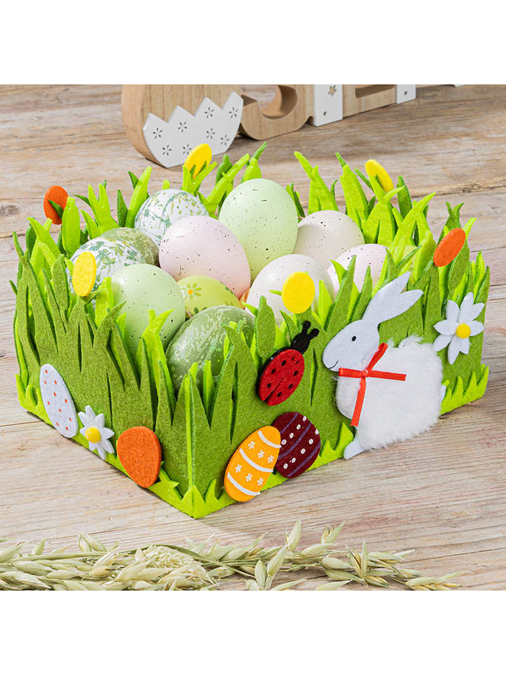 Nordheim Osterkorb in Grün - (B)19 x (H)15 x (T)11 cm günstig kaufen onesize