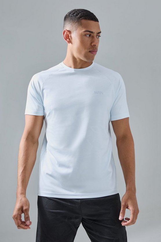 Man Active Camouflage Raglan Performance T-Shirt
