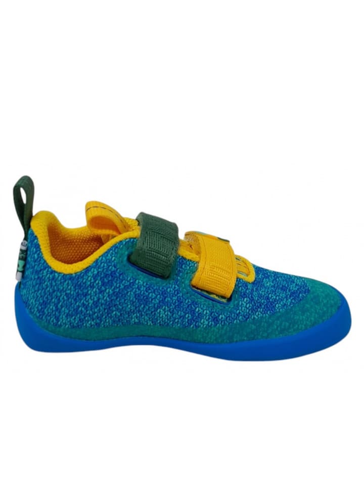 Affenzahn Barfußschuhe Knit Happy Bär in Blau günstig kaufen