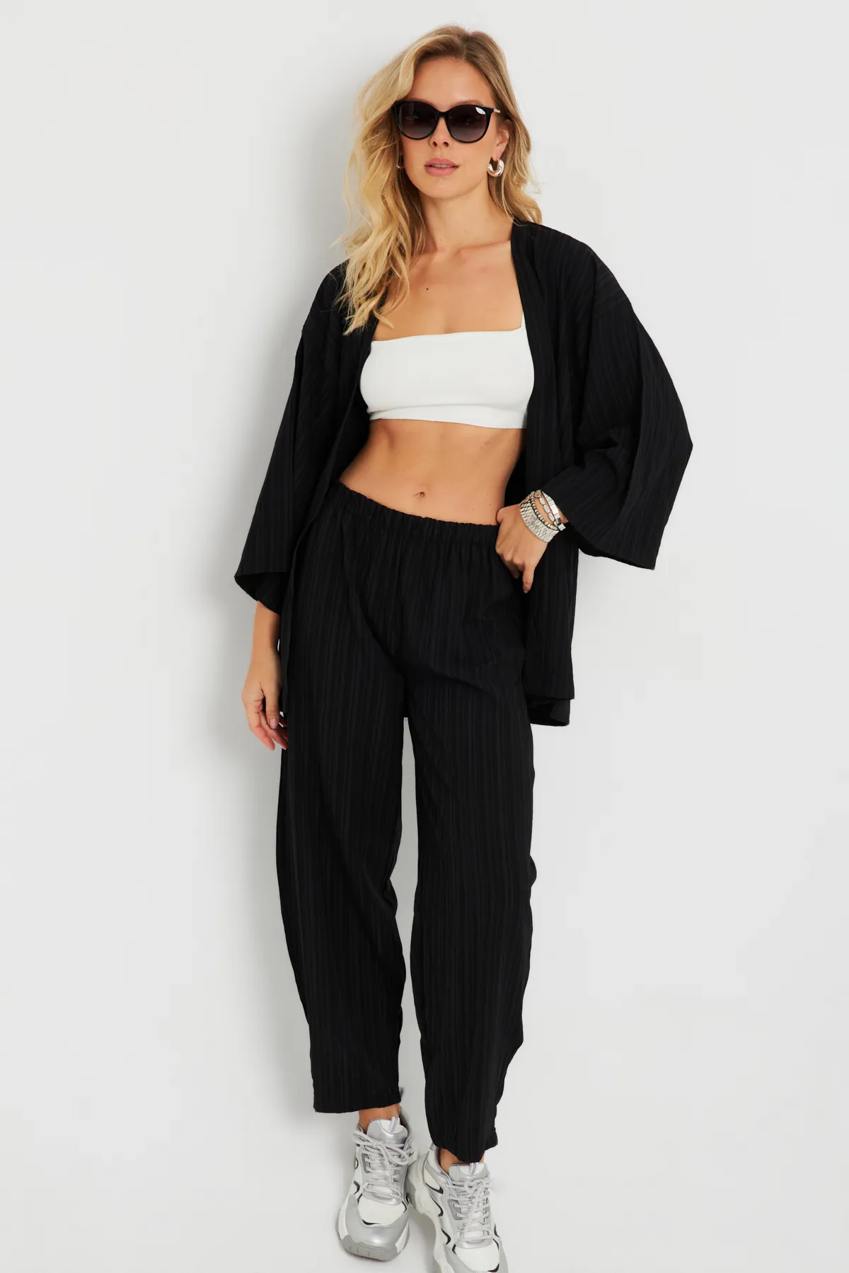 Cool & Sexy  Zweiteiler - Schwarz - Regular Fit