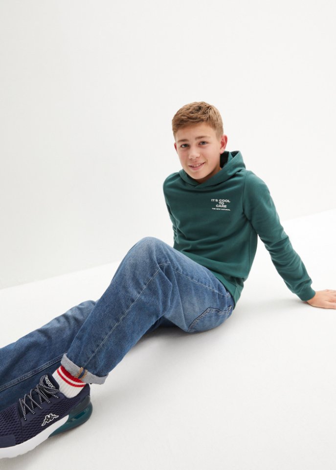 Kinder Kapuzen-Sweatshirt aus Bio Baumwolle
