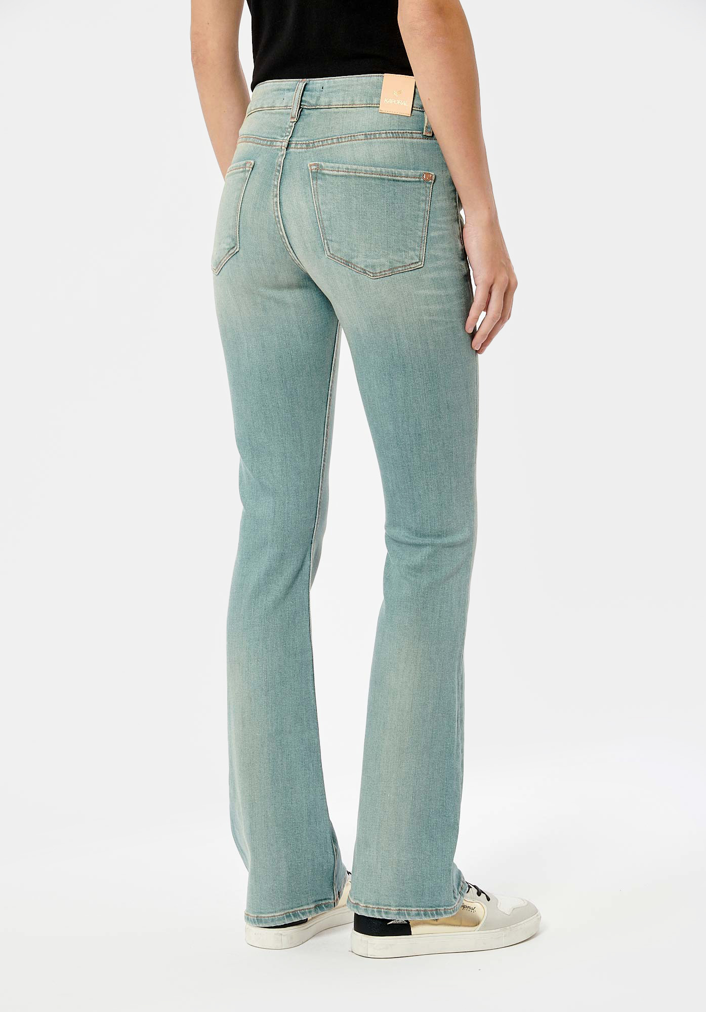 LUCKY  Jean bootcut bleu Femme