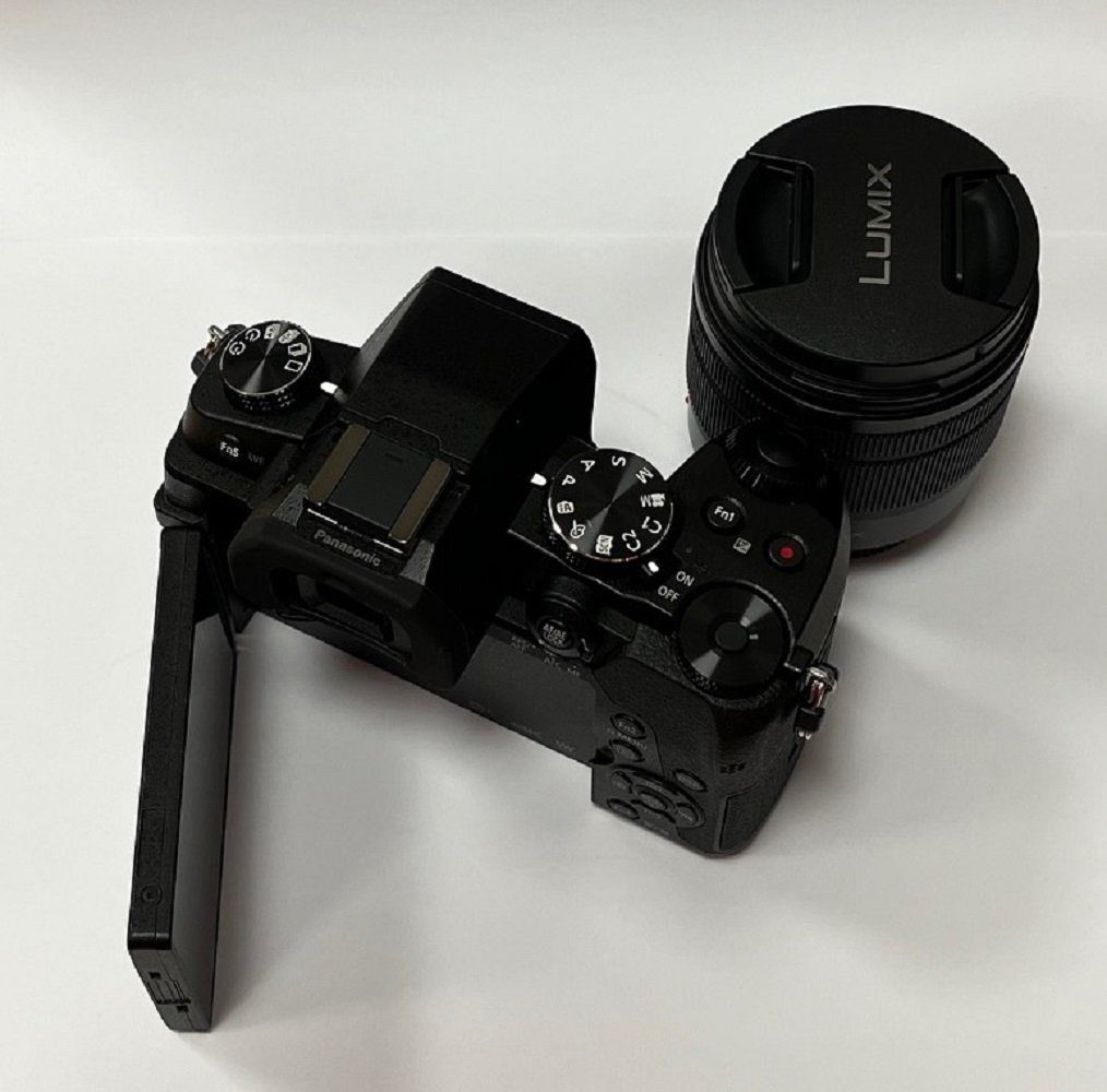 Panasonic Lumix G81+G3,5-5,6/12-60 mm Power OIS Schwarz Digitalkamera Systemkamera