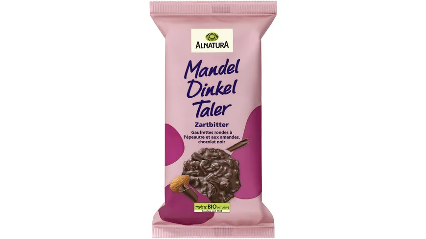 Alnatura Bio Dinkel Knusper Taler Zartbitter 100 g