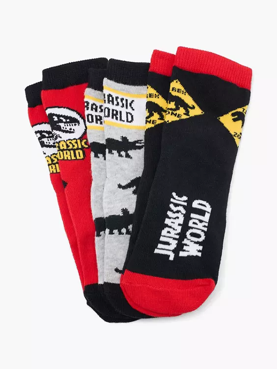 Jurassic World 3er Pack Socken