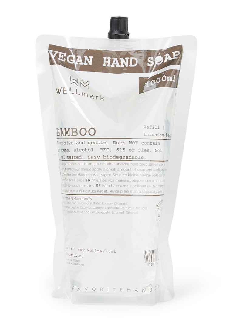Náplň do mýdla na ruce Wellmark Bamboo 1 litr