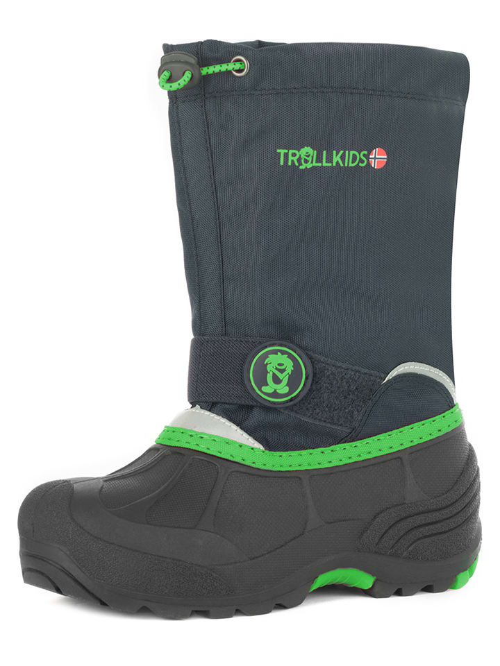 Trollkids Winterboots in Dunkelblau/ Grün günstig kaufen