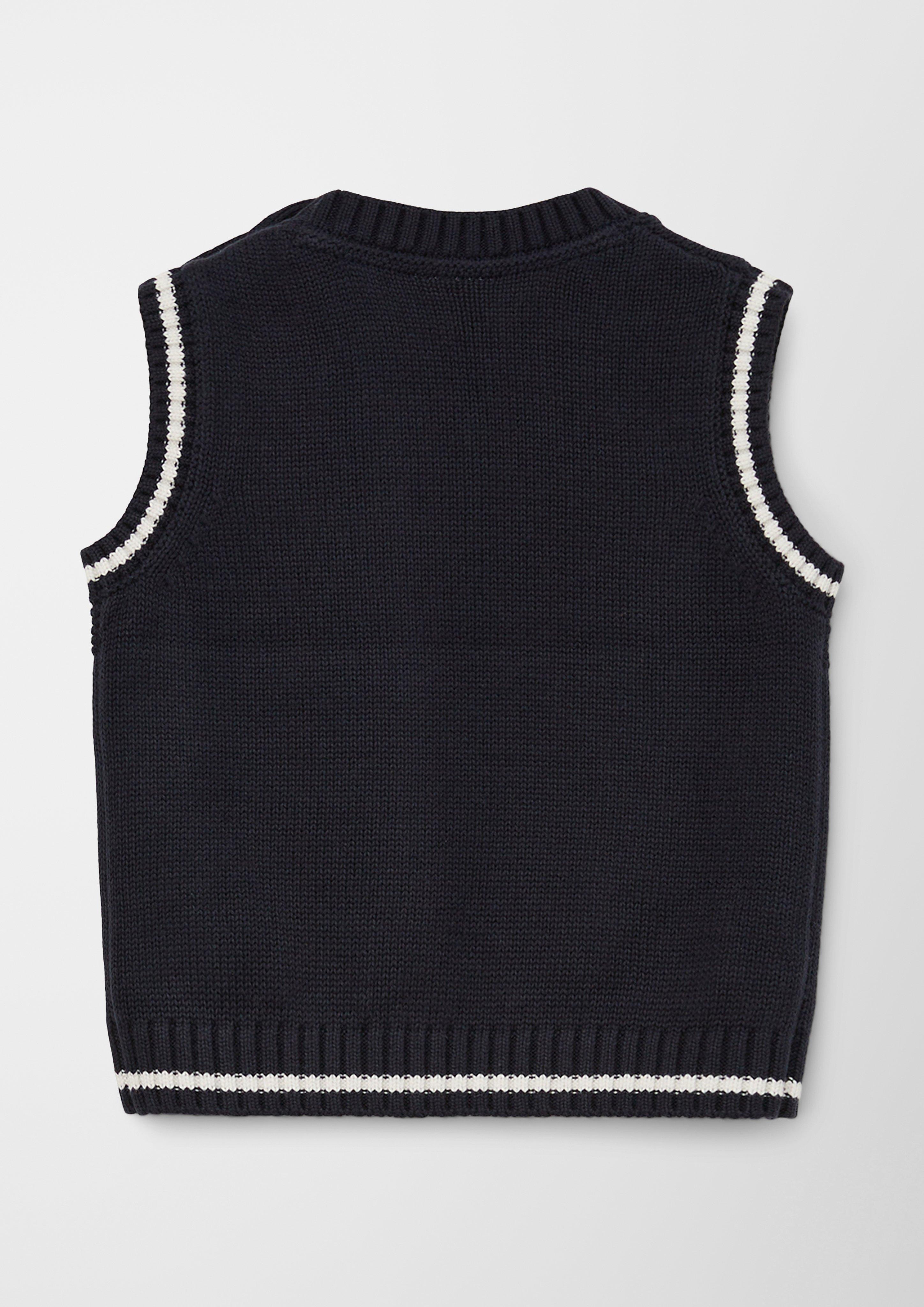 Strickpullunder mit V-Ausschnitt  2128630-5952