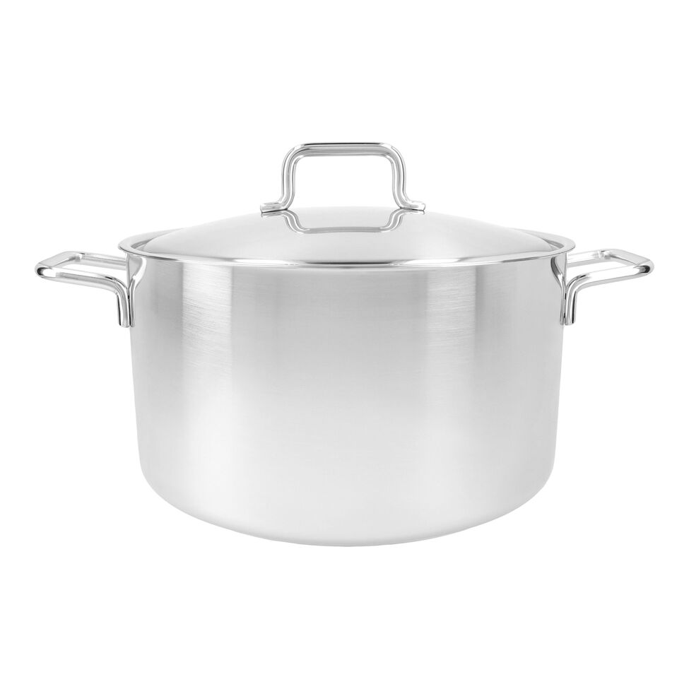Bratentopf mit Deckel 30 cm, 18/10 Edelstahl