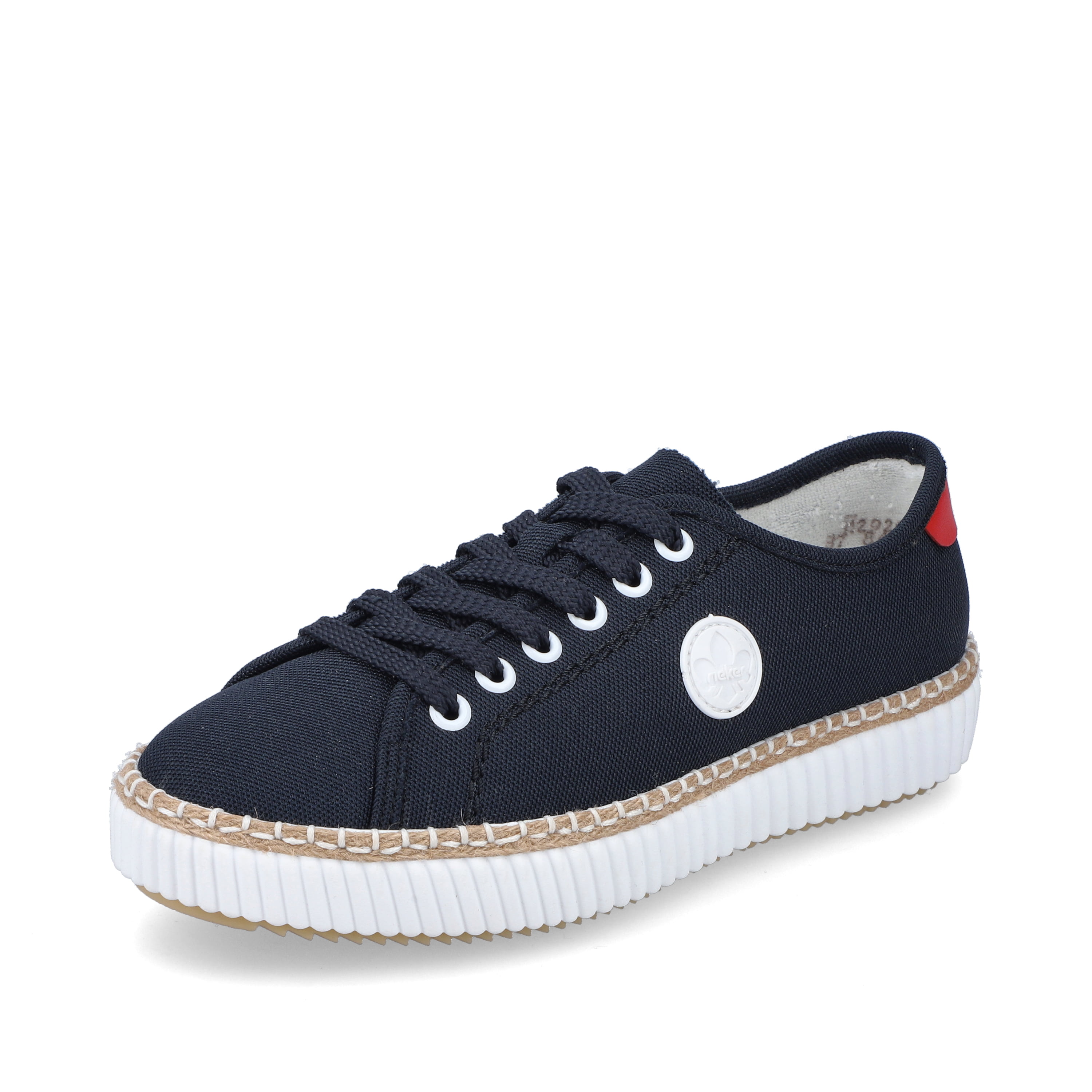 Rieker Damen Sneaker Low stahlblau