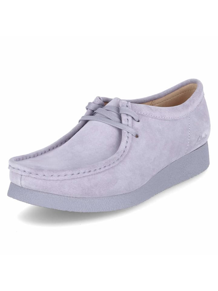 Clarks Halbschuhe WALLABEEEVOSH in Violett günstig kaufen