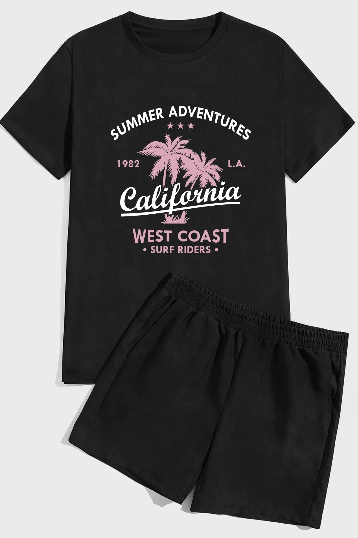 uyguntarz  Shorts-Set mit California-Print
