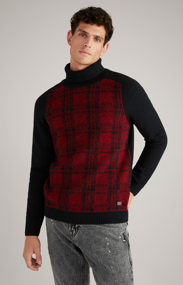 Pullover Kilio in Schwarz/Rot