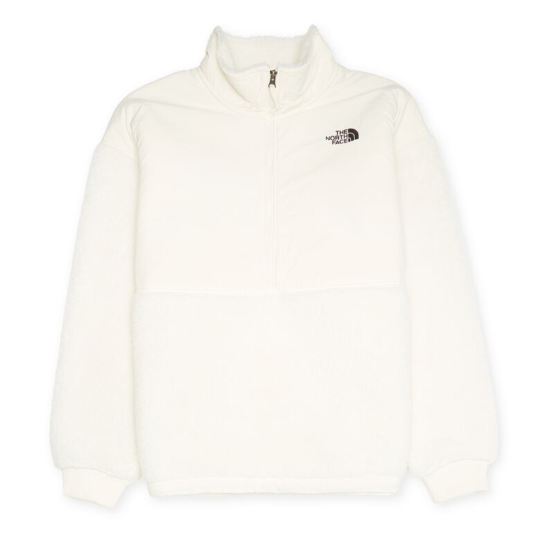 The North Face Platte High Pile Fleece 1/4 Zip gardenia/white