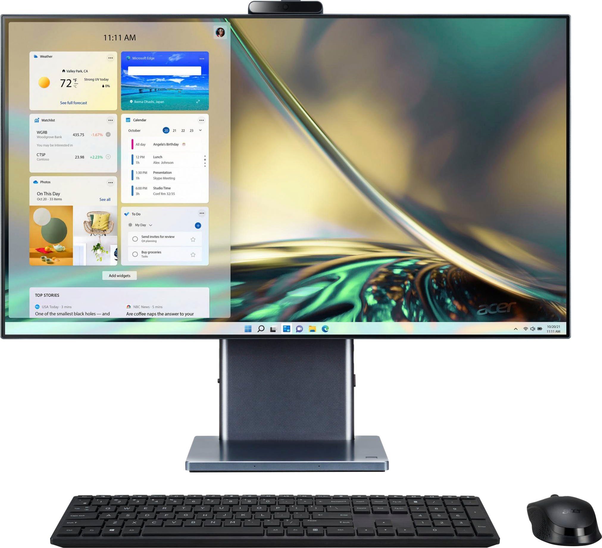 Acer Aspire S27-1755 All-in-One PC (27 Zoll, Intel® Core i7 1260P, Iris® Xe Graphics, 16 GB RAM, 1024 GB SSD)