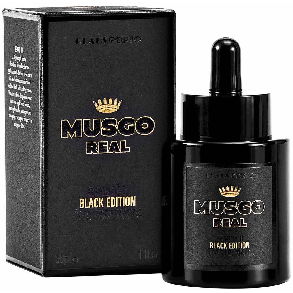 Claus Porto Musgo Real Beard Oil Black Edition Soin pour barbe