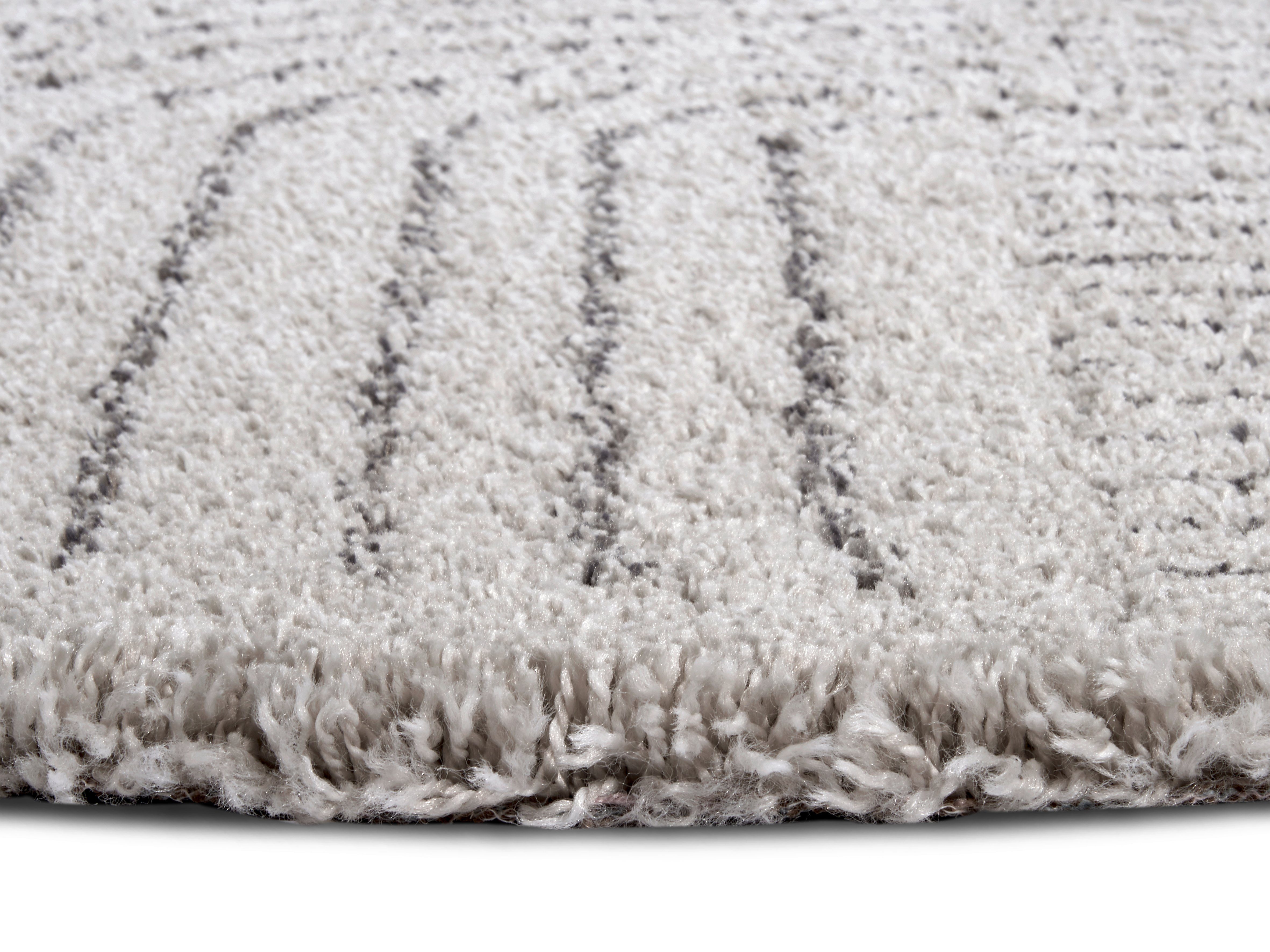 Hochflor-Teppich Dion, HANSE Home, rund, Höhe: 35 mm, Hochflor, Shaggy, pflegeleicht, flauschig, weich, modern, Wohnzimmer