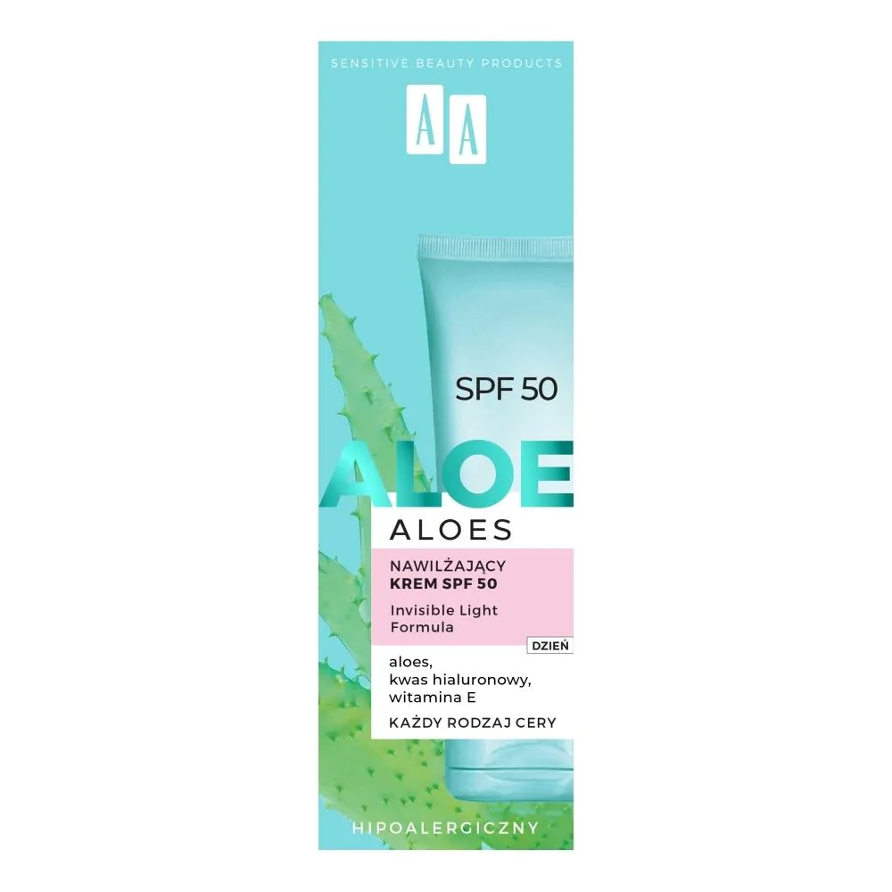 AA Αλόη SPF50 - Ενυδατική Κρέμα 40ml