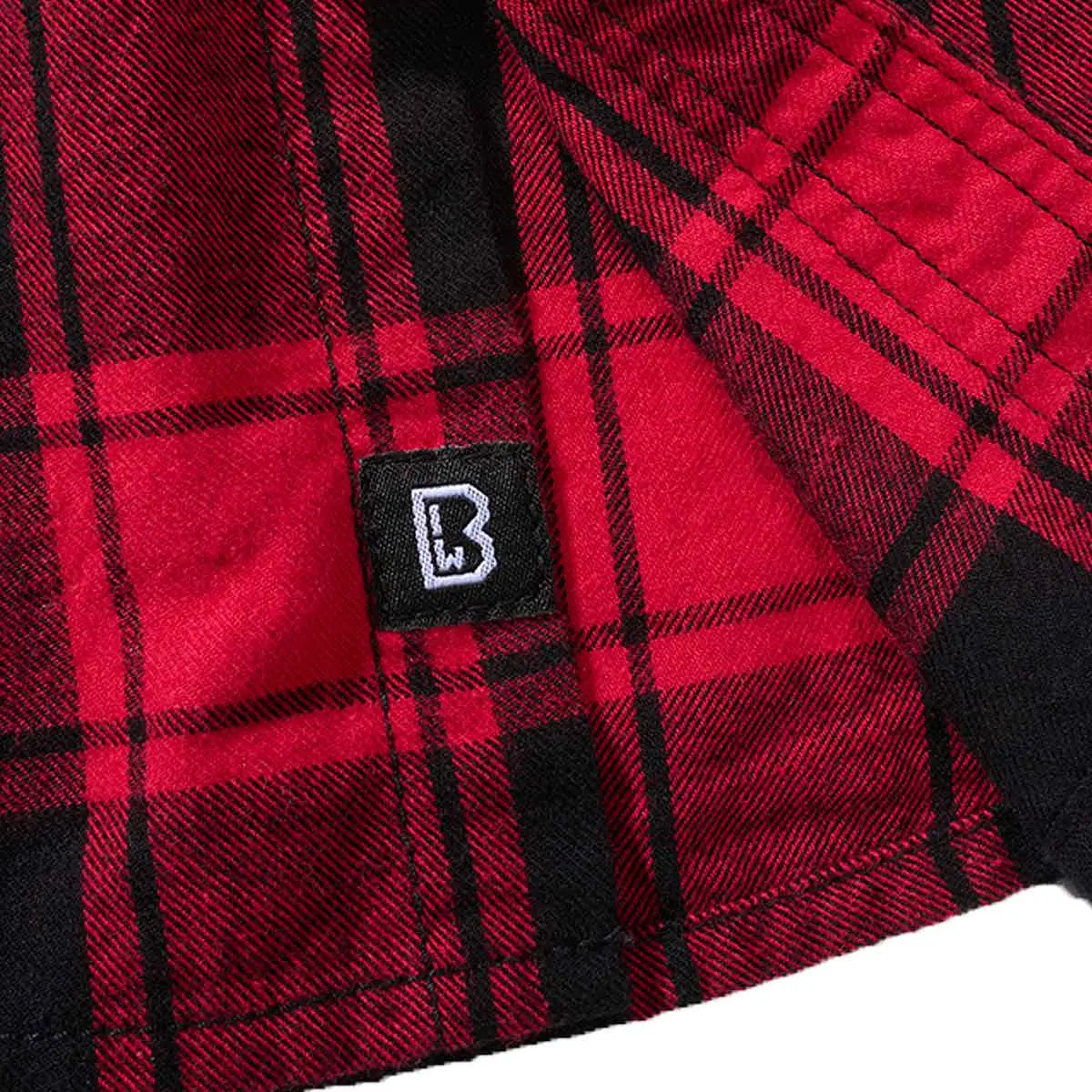 Kinder Checkshirt rot-schwarz