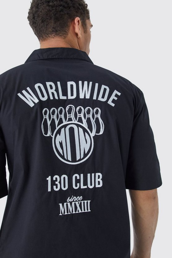 Dropped Revere Poplin Worldwide Club Shirt