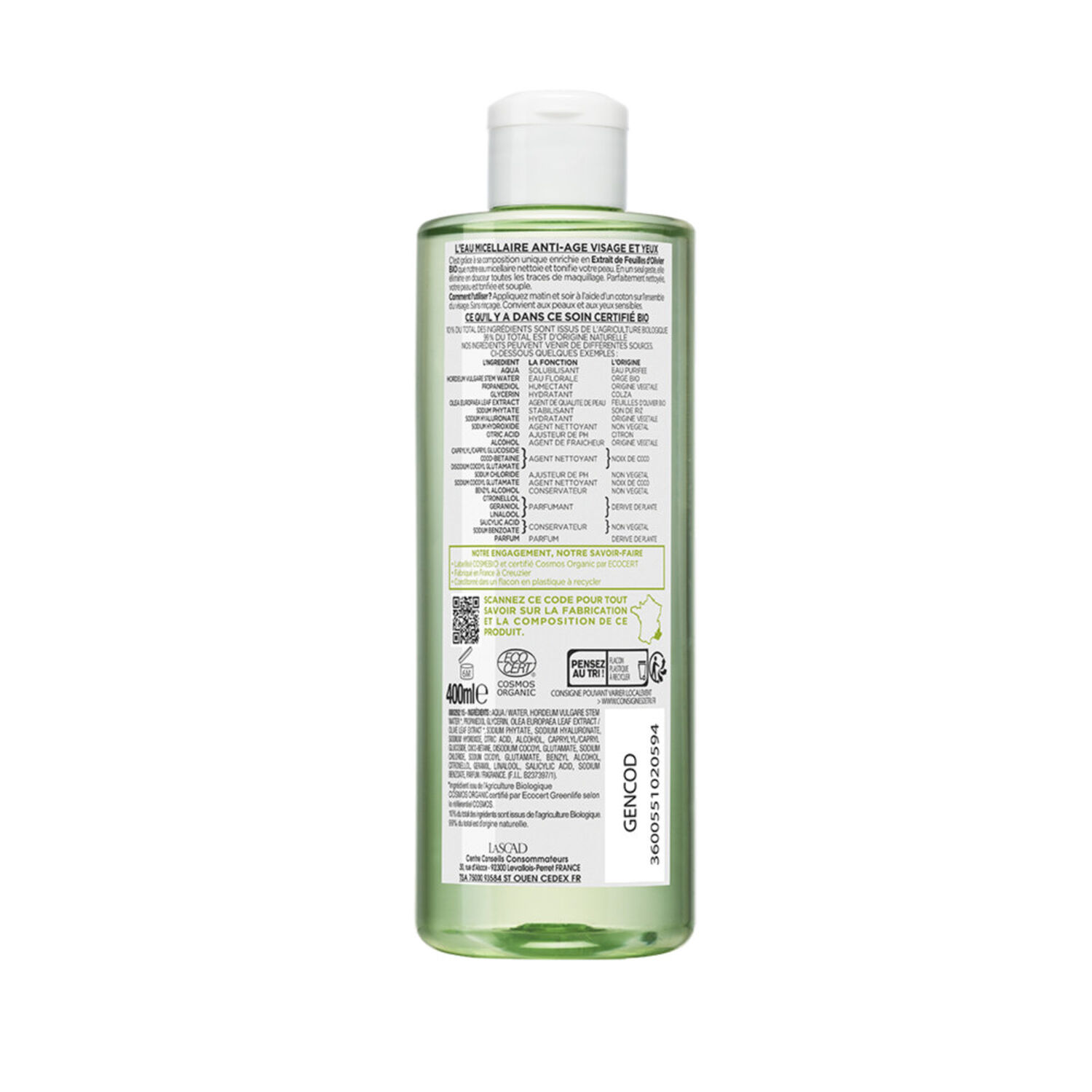 La Provençale Bio La Provençale BIO Eau Micellaire Anti-Age Visage et Yeux