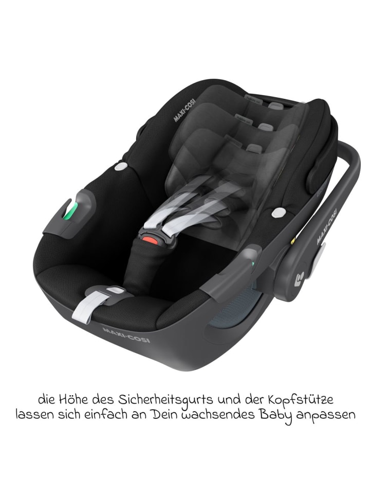 Maxi-Cosi Babyschale Pebble 360 i-Size drehbar ab Geburt - 15 in schwarz günstig kaufen onesize