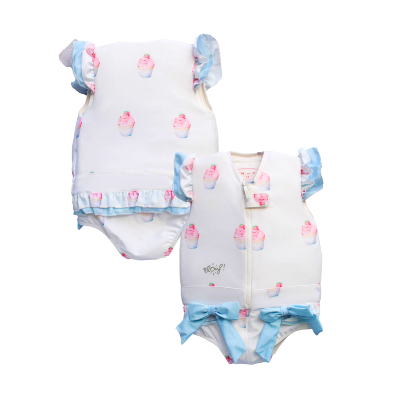 Maillot de bain flottant : Charlotte Blanc