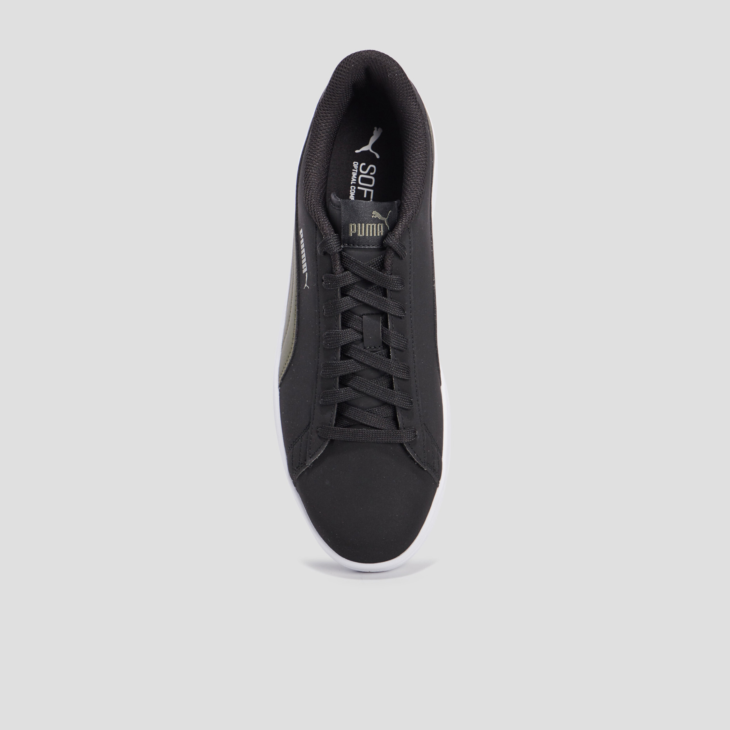 Tennis à lacets Puma Smash noir homme | La Halle