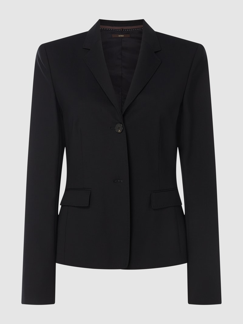 Blazer mit Stretch-Anteil in schwarz