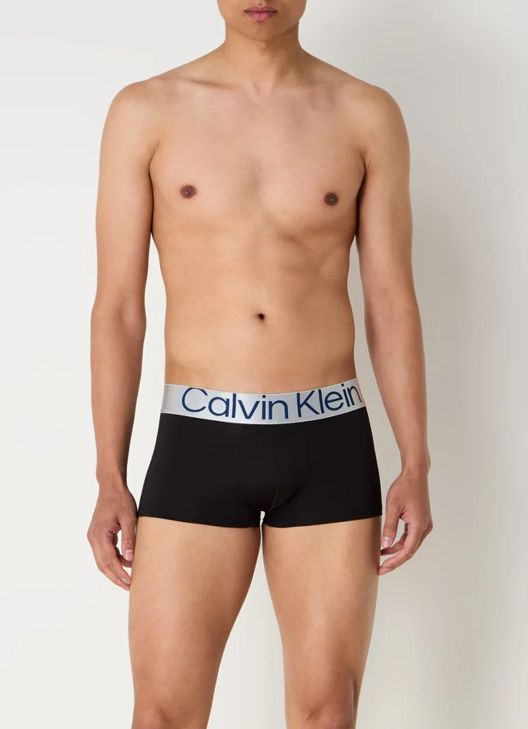 Calvin Klein Reconsidered Steel boxer shorts with logo waistband in a 3-pack