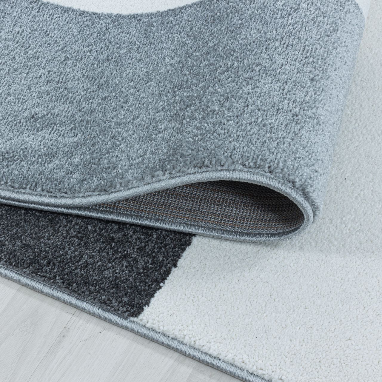 Ayyildiz Teppich, EFOR 3711, GREY, 80 x 250 cm