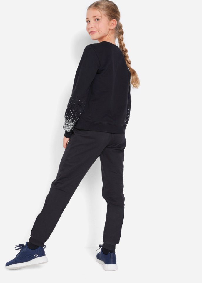 Mädchen Sweatshirt + Sweathose (2-tlg. Set)