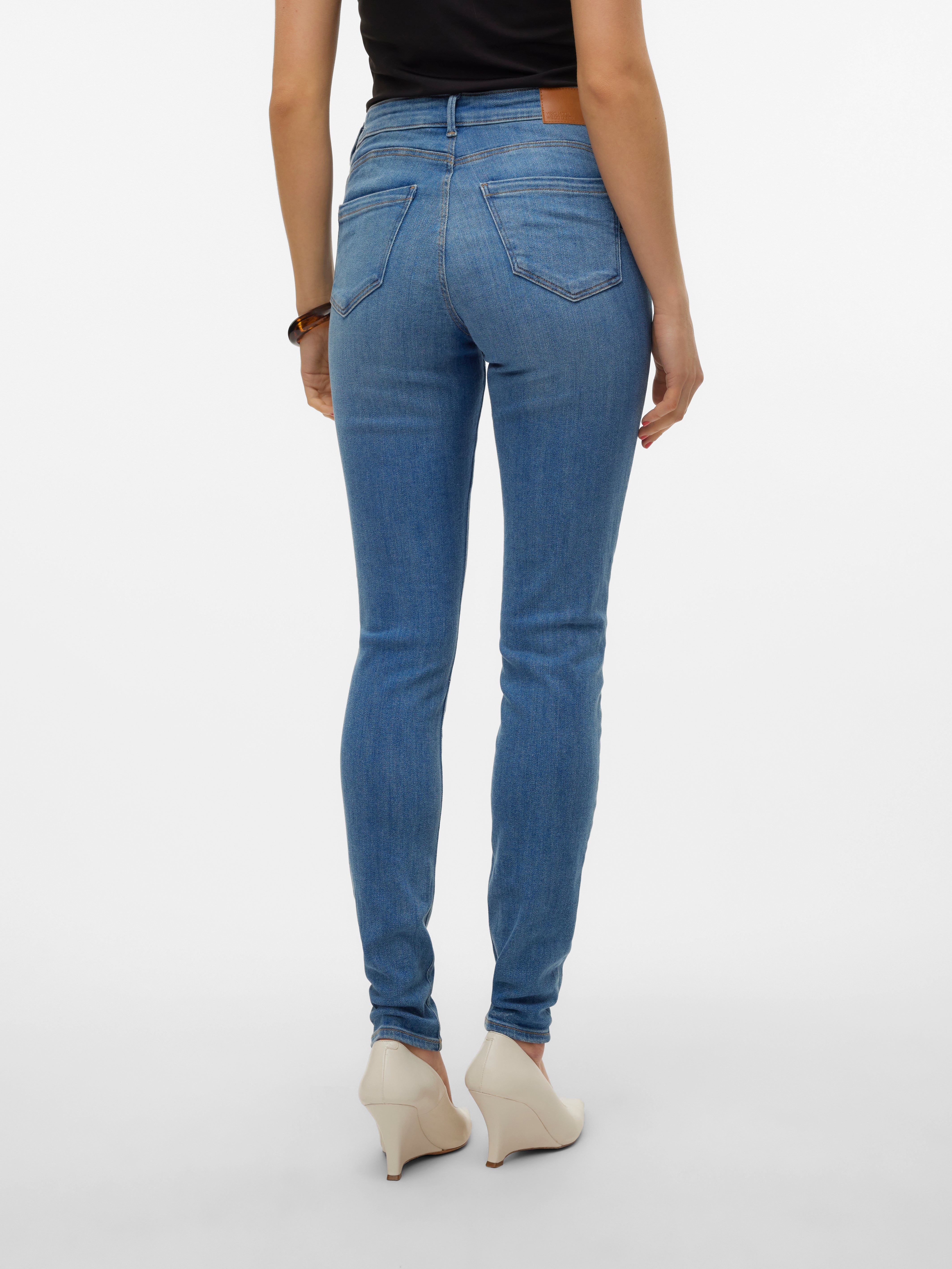 VMTANYA Mid Rise Skinny Fit Jeans