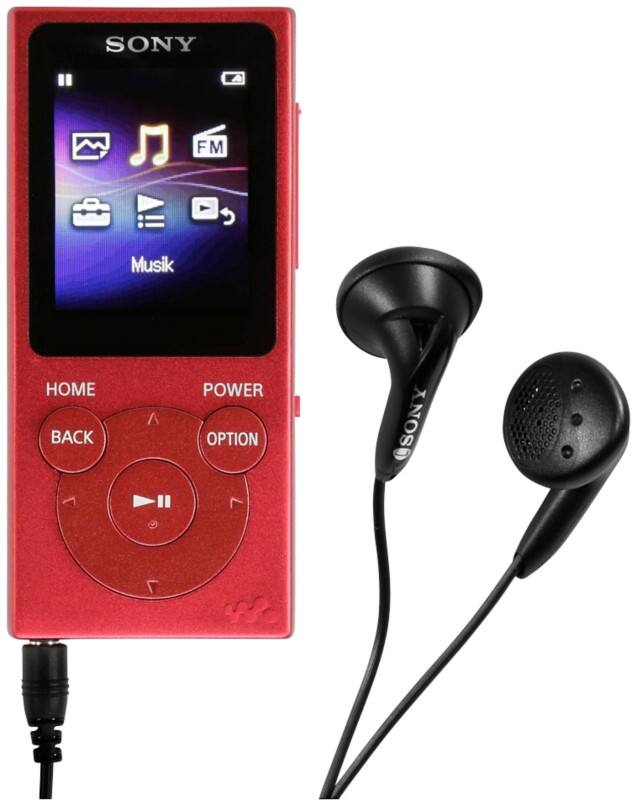 Sony MP3 Player NWE394R.CEW Rot
