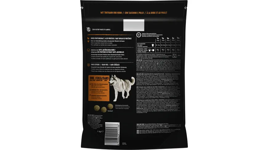 Crave Hundetrockenfutter mit Truthahn & Huhn 1 kg