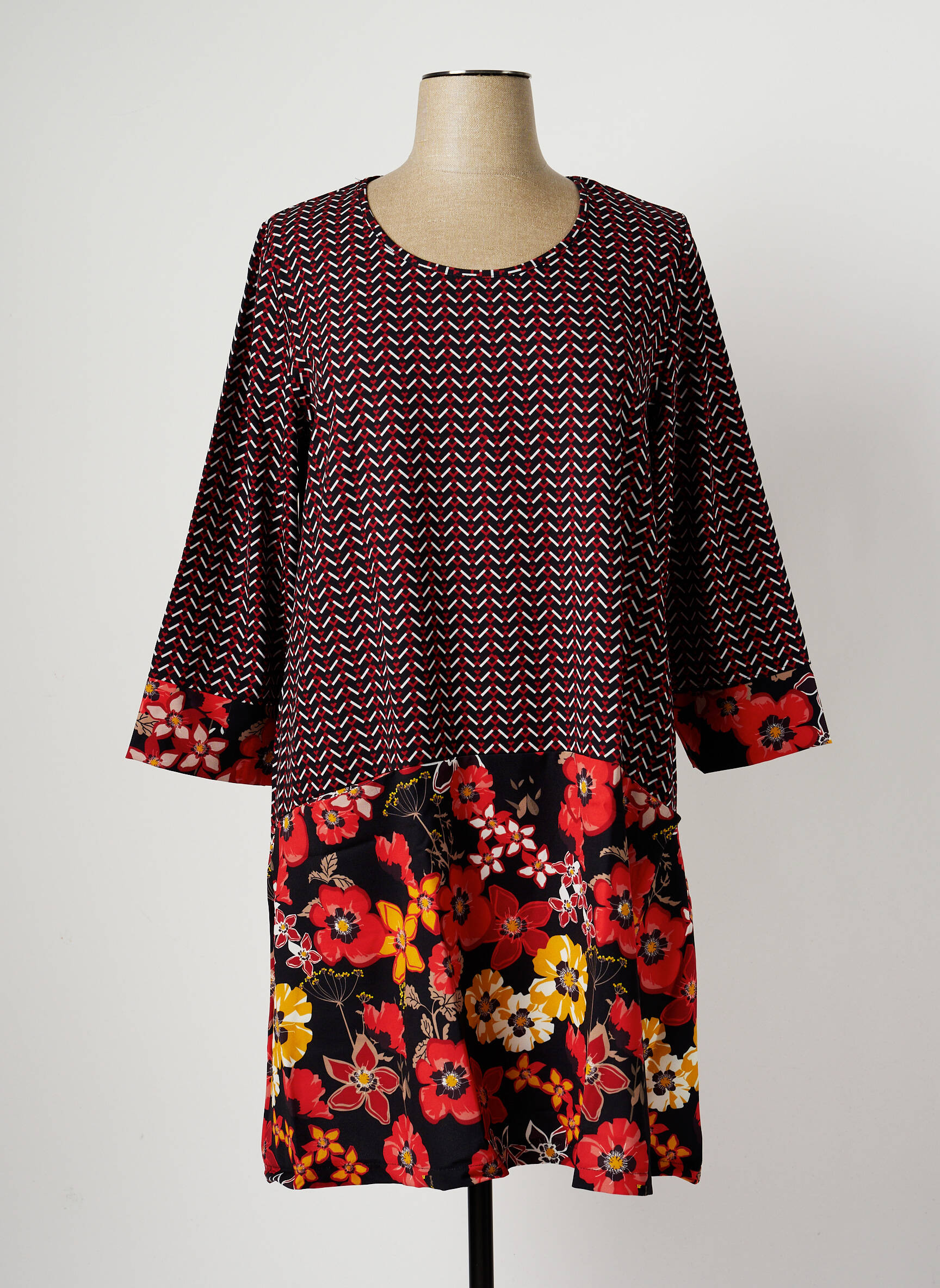 G Oze Tuniquemanchelongue Femme couleur rouge