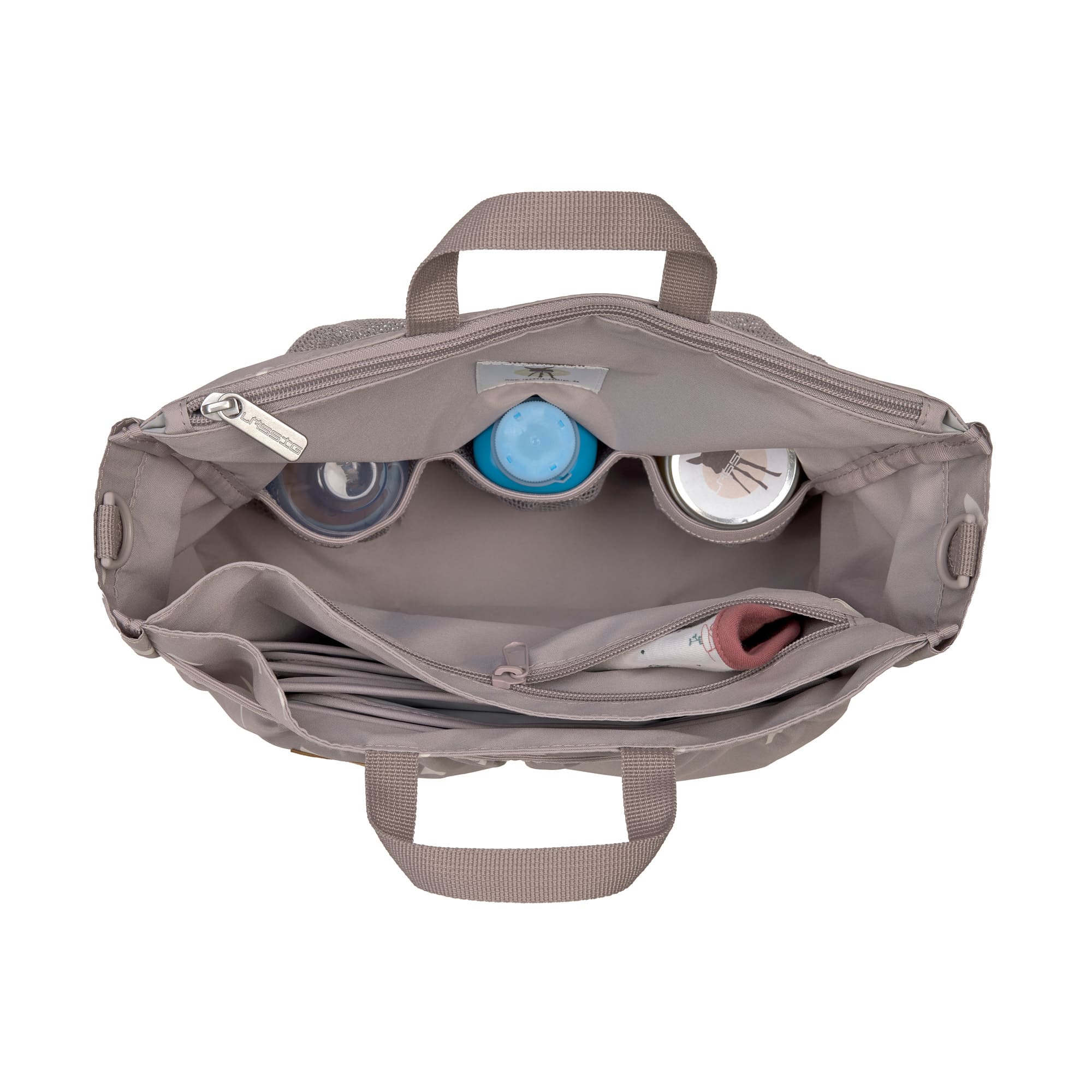 Wickeltasche - Multitalent Organizer Blocks Taupe, Grau