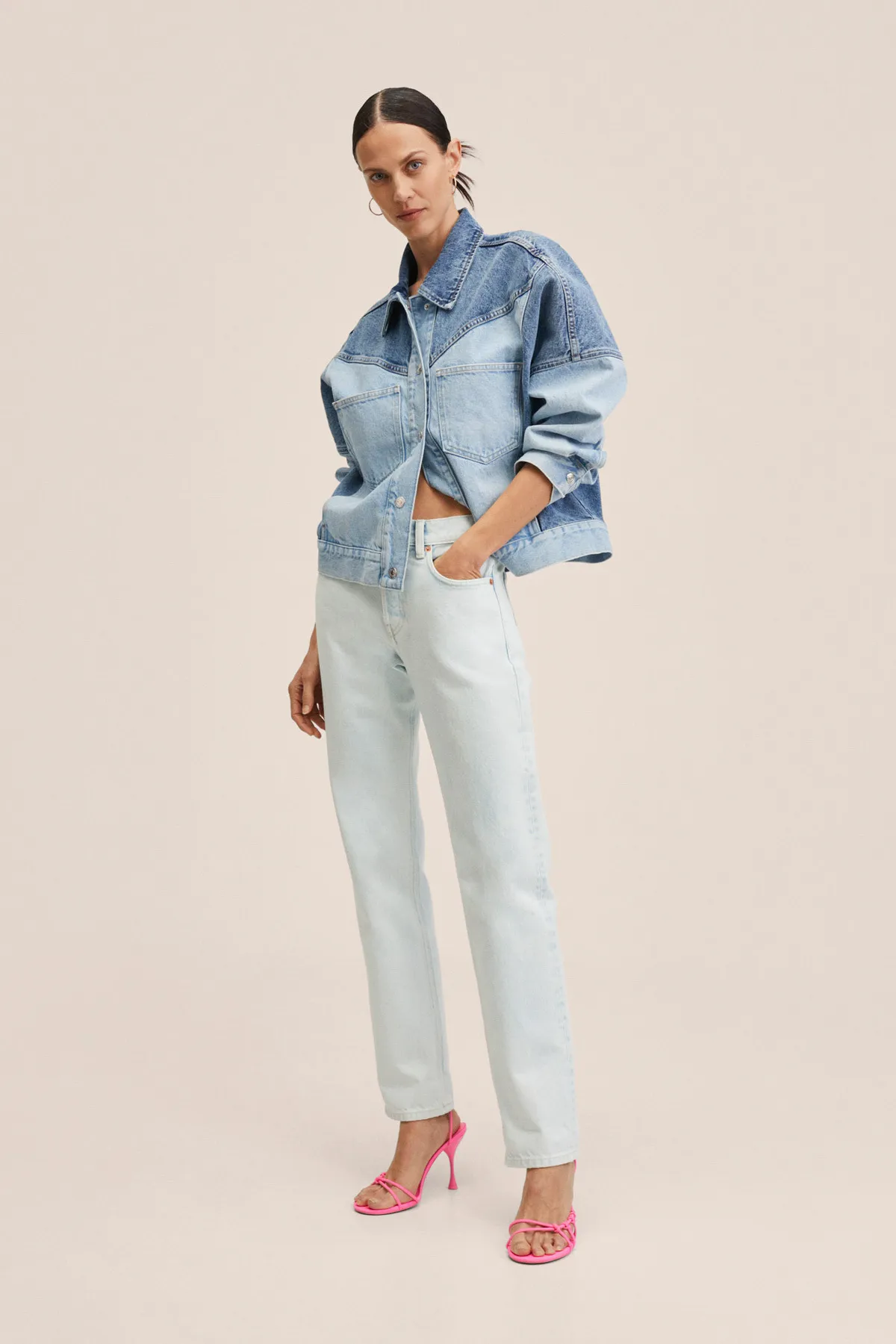 MANGO  Blaue Damenjeans 27014764