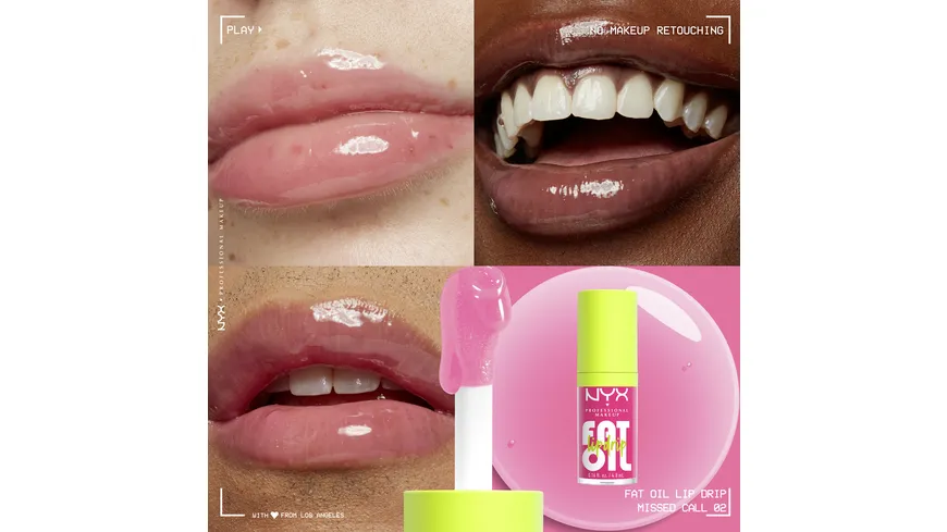 NYX PROFESSIONAL MAKEUP Fat Oil Lip Drip 4.8 ml 02 - missed call