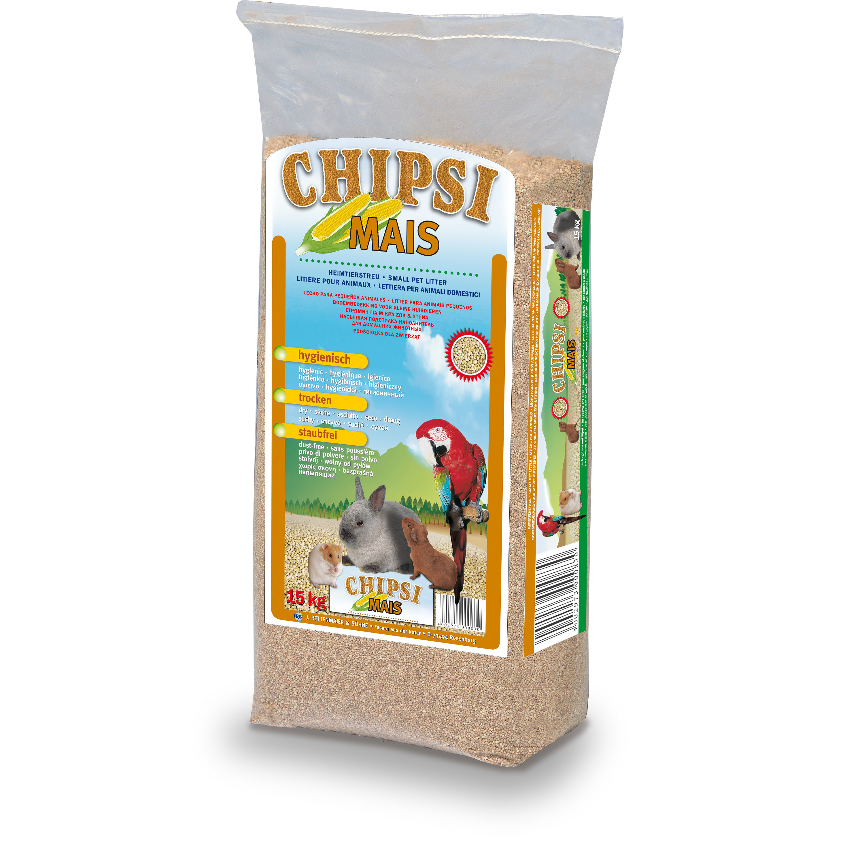 CHIPSI Streu & Stroh CHIPSI Mais 15 kg