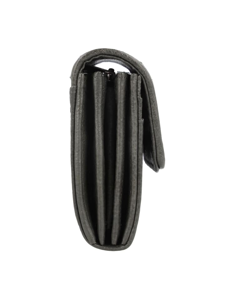 FREDs BRUDER Enna Geldbörse Leder 12 cm in anthracite günstig kaufen onesize